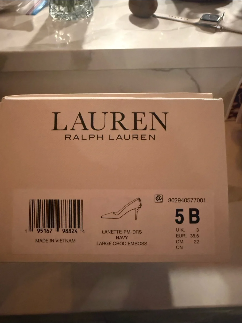 Ralph Lauren sleek croc